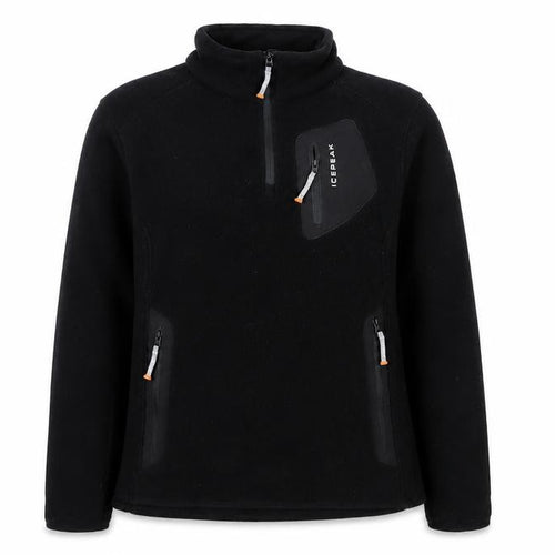 Icepeak Women’s Black UK 14 Fleece 1/4 Zip Pullover Sweatshirt