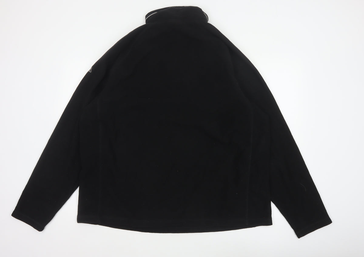 Craghoppers Men’s Black 3XL 1/4 Zip Fleece Pullover Sweatshirt