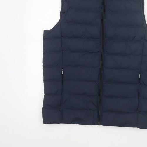Marks and Spencer Men Blue Small Down Puffer Bodywarmer Gilet