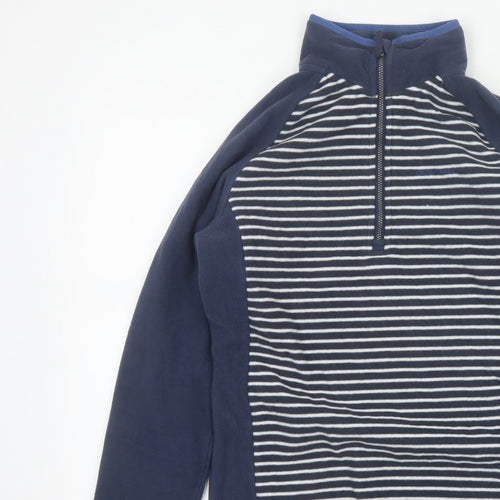 Craghoppers Women’s Blue Stripe UK 10 Half Zip Fleece Sweatshirt