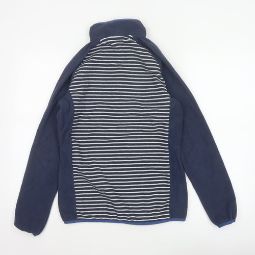 Craghoppers Women’s Blue Stripe UK 10 Half Zip Fleece Sweatshirt