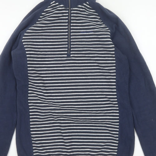 Craghoppers Women’s Blue Stripe UK 10 Half Zip Fleece Sweatshirt