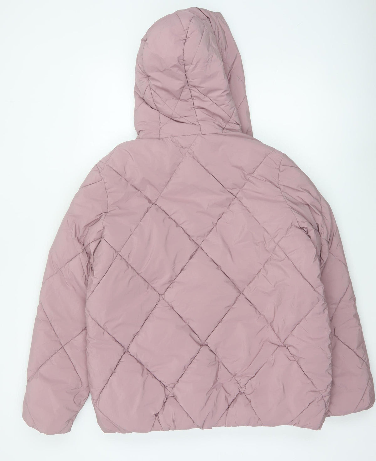 George Women’s Pink M 12-14 Hooded Quilted Puffer Jacket