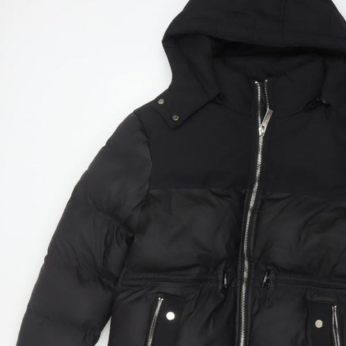 Jameson Carter Women’s Black Size 8 Hooded Puffer Jacket