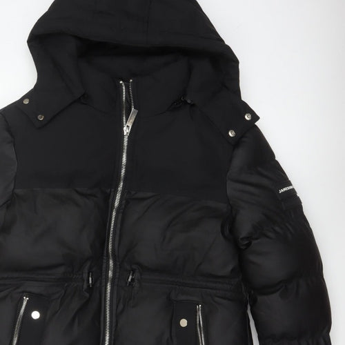 Jameson Carter Women’s Black Size 8 Hooded Puffer Jacket