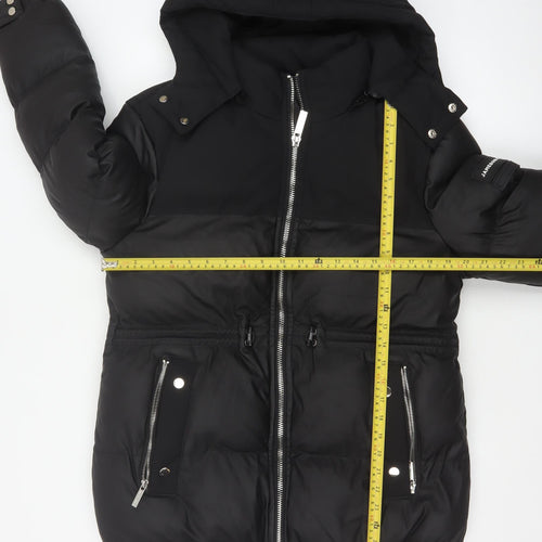 Jameson Carter Women’s Black Size 8 Hooded Puffer Jacket