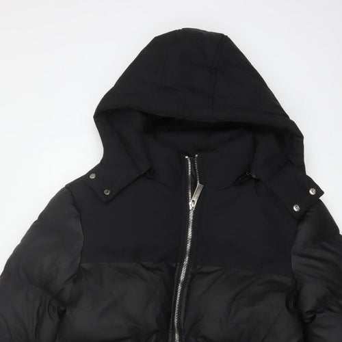 Jameson Carter Women’s Black Size 8 Hooded Puffer Jacket
