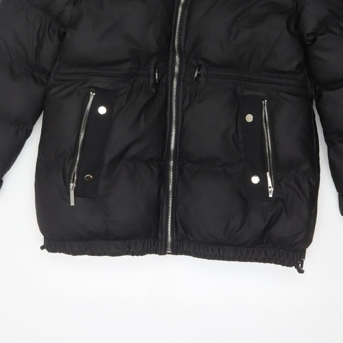 Jameson Carter Women’s Black Size 8 Hooded Puffer Jacket
