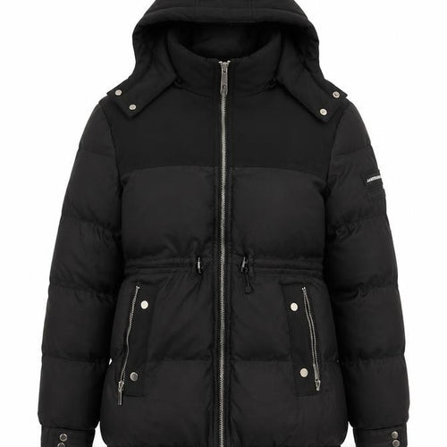 Jameson Carter Women’s Black Size 8 Hooded Puffer Jacket