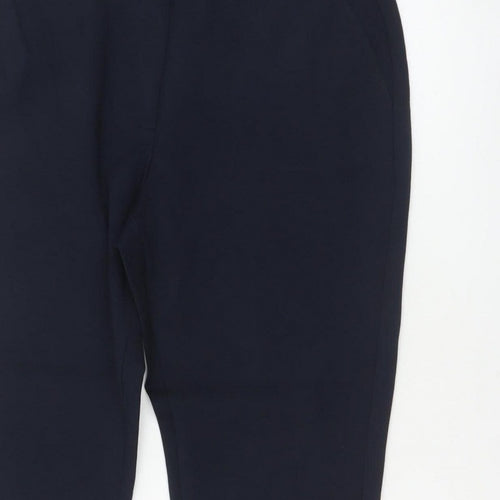 Marks and Spencer Women’s Navy Size 16 Tapered Tailored Trousers