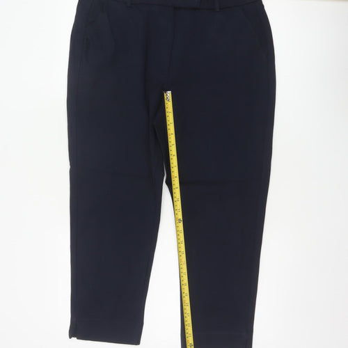 Marks and Spencer Women’s Navy Size 16 Tapered Tailored Trousers