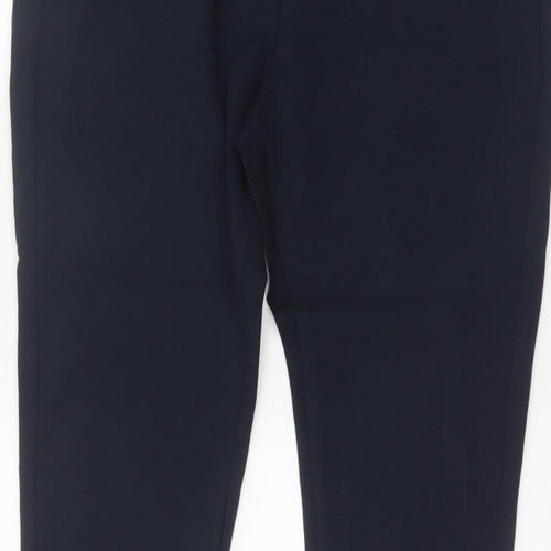 Marks and Spencer Women’s Navy Size 16 Tapered Tailored Trousers