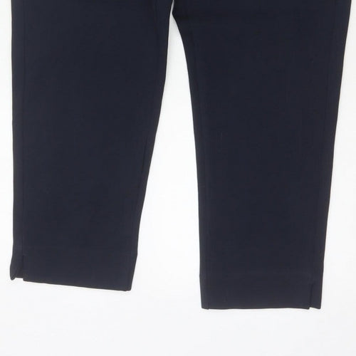 Marks and Spencer Women’s Navy Size 16 Tapered Tailored Trousers