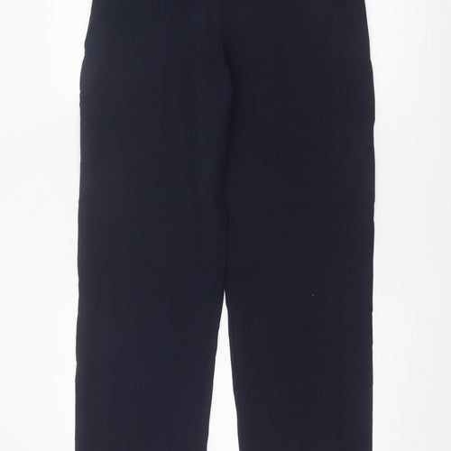 Mia Moda Women’s Navy Size 14 Straight Leg Elastic Waist Dress Trousers