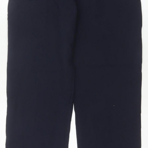 Mia Moda Women’s Navy Size 14 Straight Leg Elastic Waist Dress Trousers