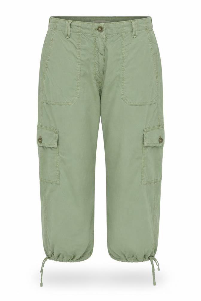 Marks & Spencer Women Green Size 16 Cargo Tapered Trousers