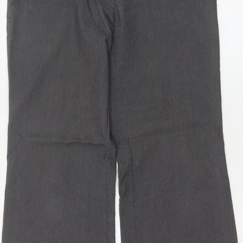 Principles Ben de Lisi Women’s Grey Pinstripe Wide Leg Trousers UK 12