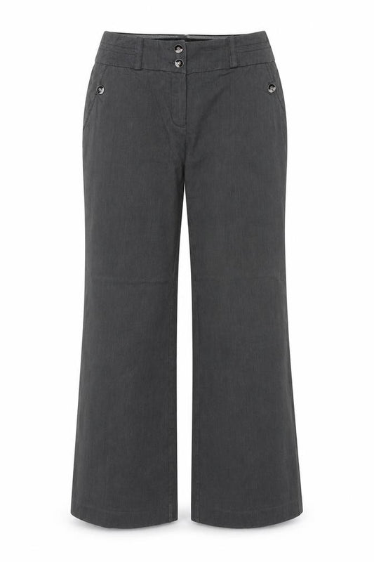 Principles Ben de Lisi Women’s Grey Pinstripe Wide Leg Trousers UK 12