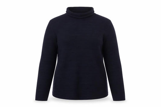 Marks and Spencer Women Blue Size 14 Cowl Neck Knit Jumper