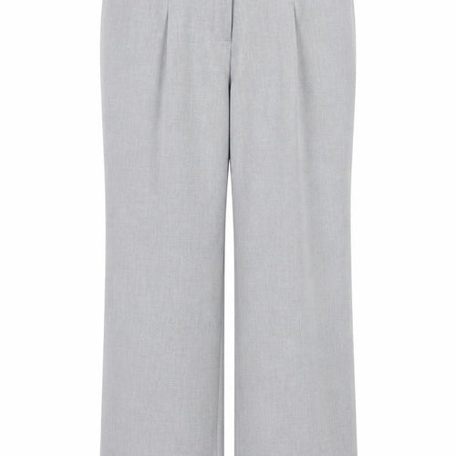 Next Women Grey Size 14 Petite Tailored Straight Leg Dress Trousers