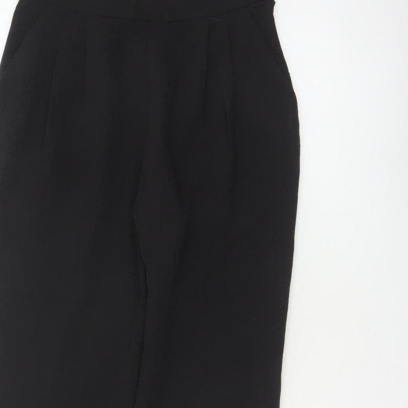 ASOS Women’s Black UK 6 Tailored Tapered Dress Trousers Ankle Zip