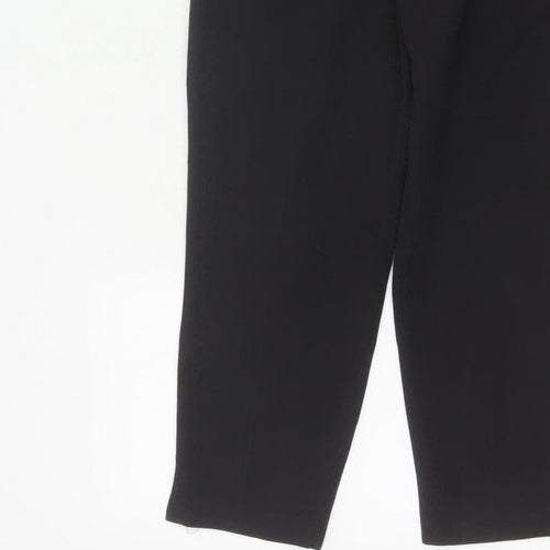 ASOS Women’s Black UK 6 Tailored Tapered Dress Trousers Ankle Zip