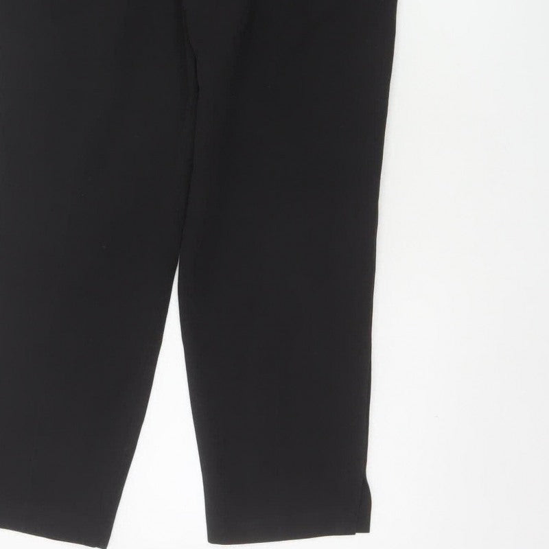 ASOS Women’s Black UK 6 Tailored Tapered Dress Trousers Ankle Zip