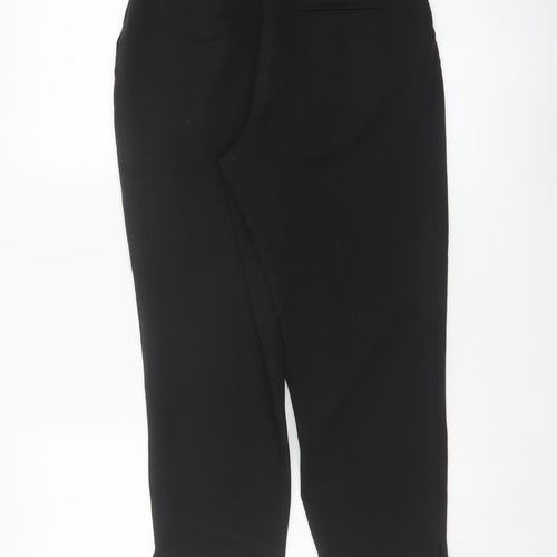 ASOS Women’s Black UK 6 Tailored Tapered Dress Trousers Ankle Zip