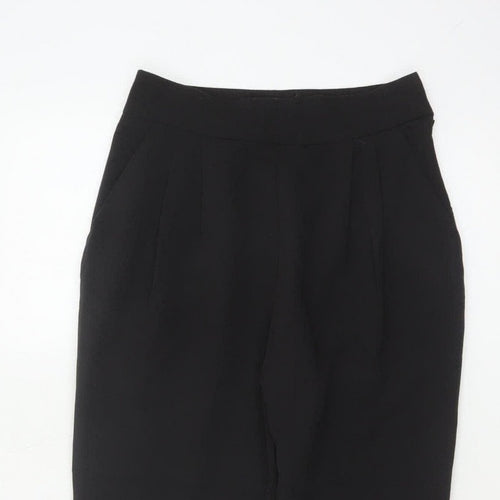 ASOS Women’s Black UK 6 Tailored Tapered Dress Trousers Ankle Zip