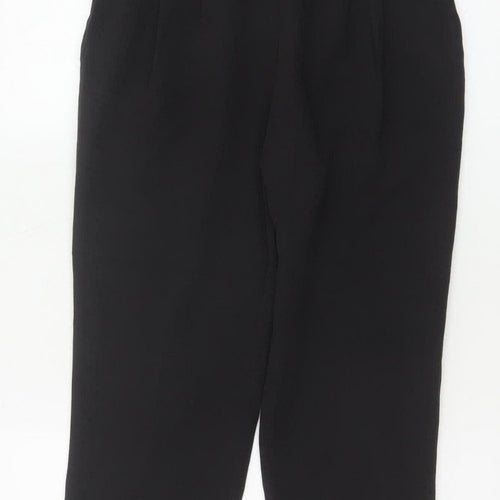 ASOS Women’s Black UK 6 Tailored Tapered Dress Trousers Ankle Zip