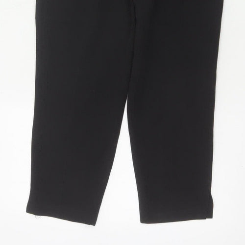 ASOS Women’s Black UK 6 Tailored Tapered Dress Trousers Ankle Zip