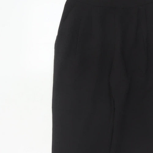 ASOS Women’s Black UK 6 Tailored Tapered Dress Trousers Ankle Zip