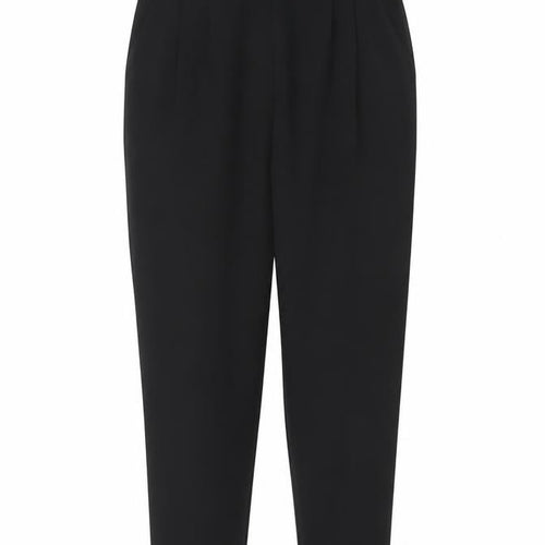 ASOS Women’s Black UK 6 Tailored Tapered Dress Trousers Ankle Zip