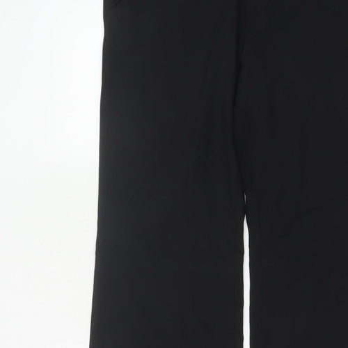 Joseph Men’s Black XL Wool Blend Straight Dress Trousers Made in France