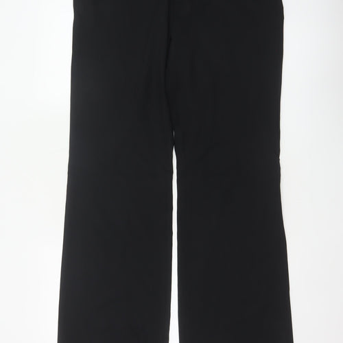 Joseph Men’s Black XL Wool Blend Straight Dress Trousers Made in France