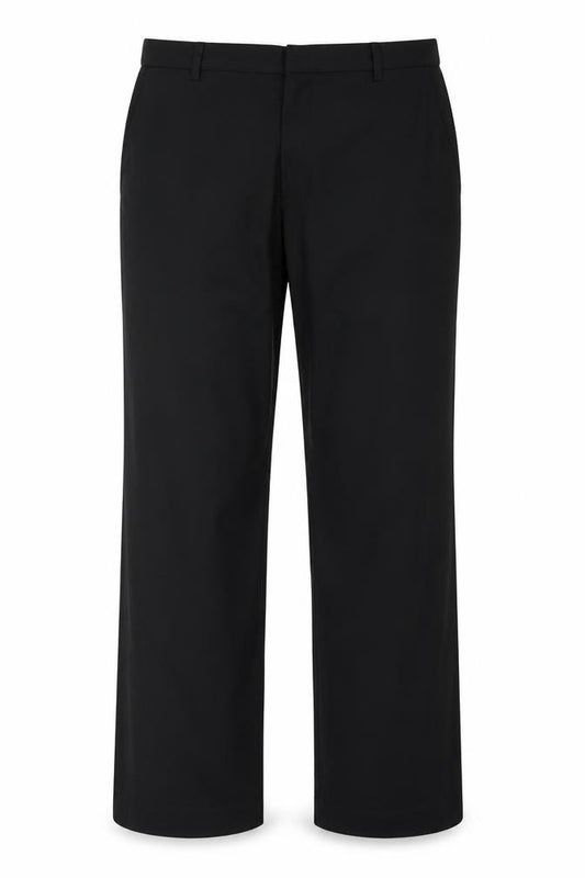 Joseph Men’s Black XL Wool Blend Straight Dress Trousers Made in France