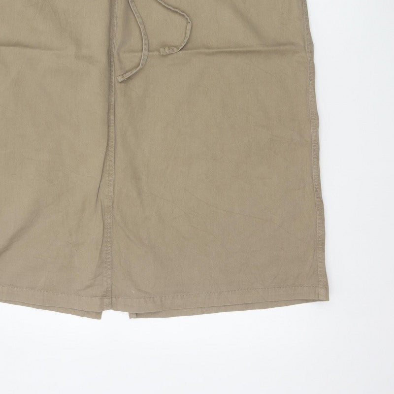 Additional view of Bonmarché Women Beige UK 20 Long Cargo Skirt Drawstring Pockets