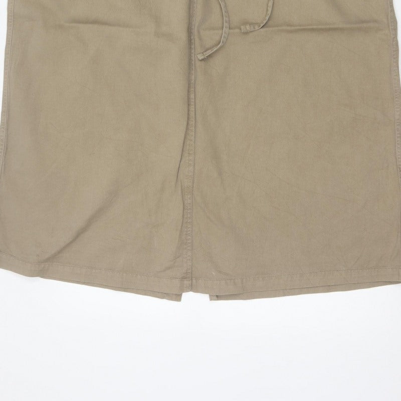Additional view of Bonmarché Women Beige UK 20 Long Cargo Skirt Drawstring Pockets