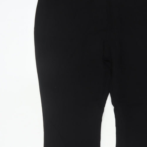 Papaya Women Black Size 20 Long Smart Straight Dress Trousers