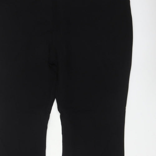 Papaya Women Black Size 20 Long Smart Straight Dress Trousers