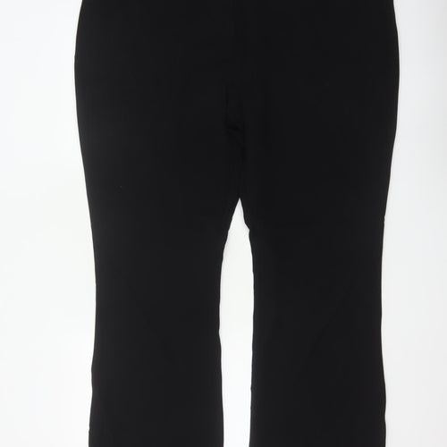 Papaya Women Black Size 20 Long Smart Straight Dress Trousers