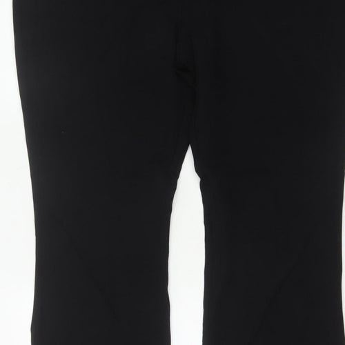 Papaya Women Black Size 20 Long Smart Straight Dress Trousers