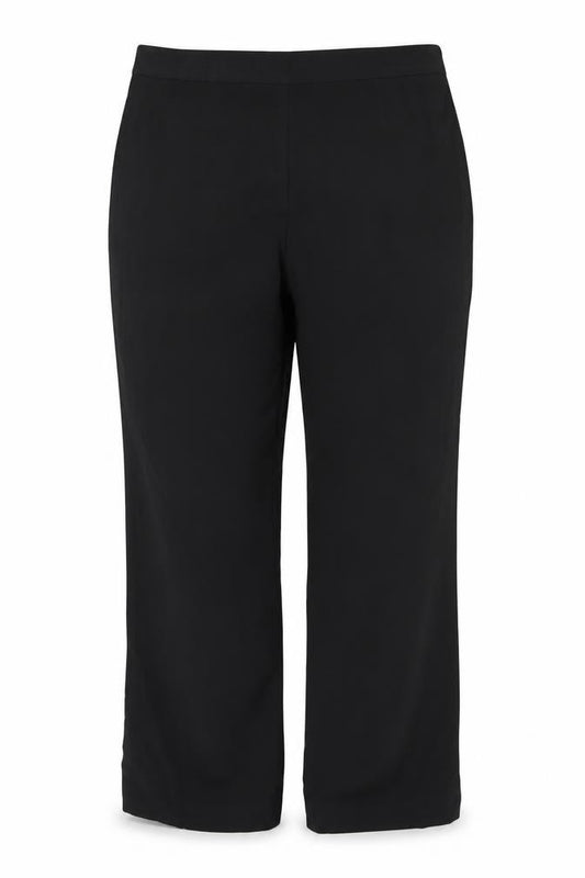 Papaya Women Black Size 20 Long Smart Straight Dress Trousers