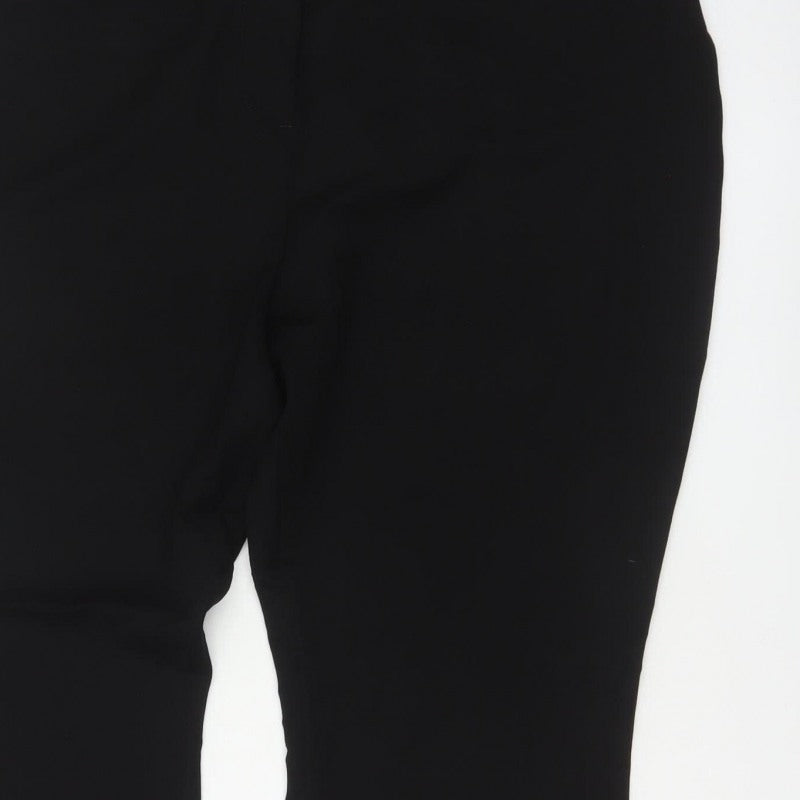 Papaya Women’s Black Size 20 Smart Flared Stretch Work Trousers