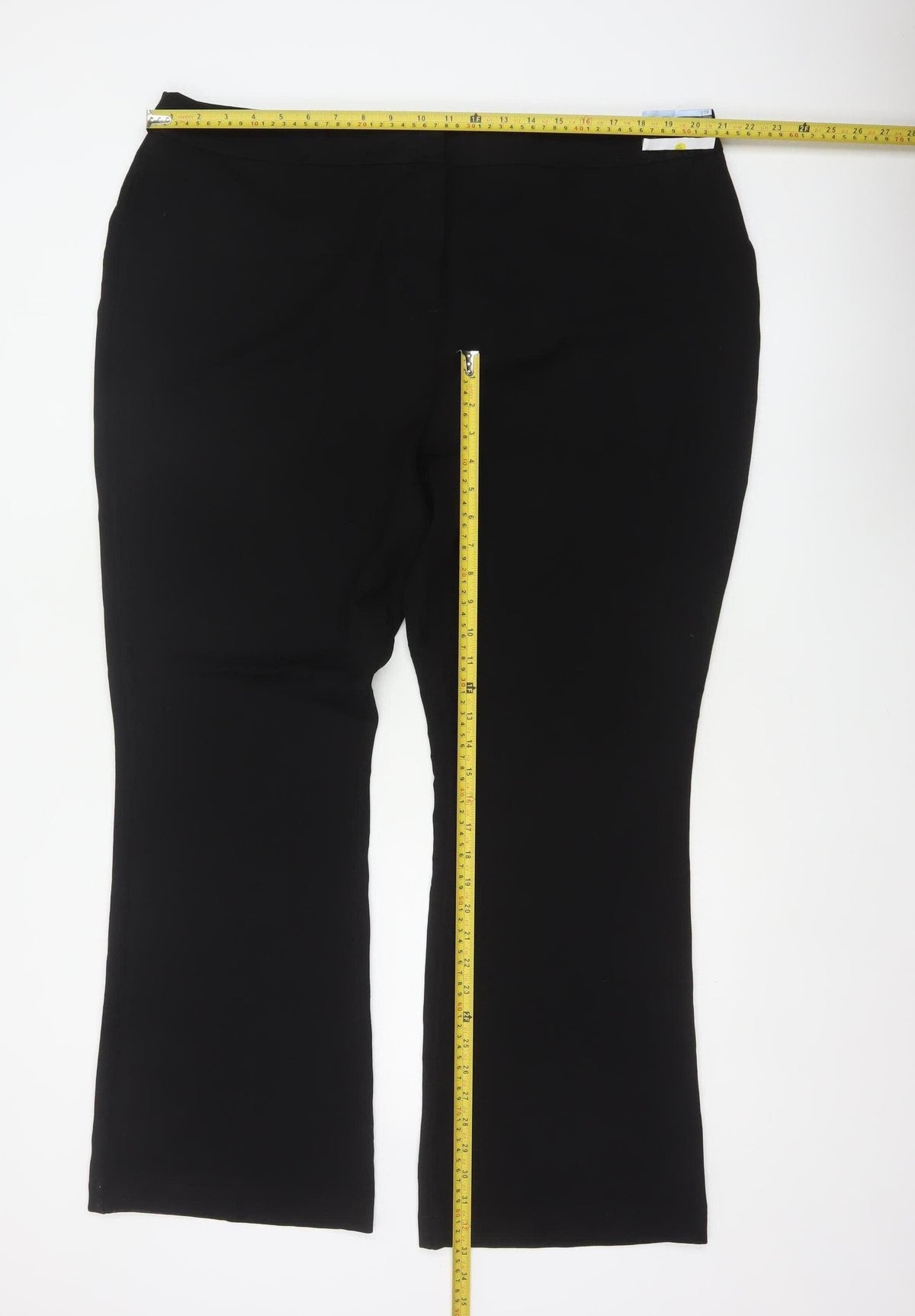 Papaya Women’s Black Size 20 Smart Flared Stretch Work Trousers