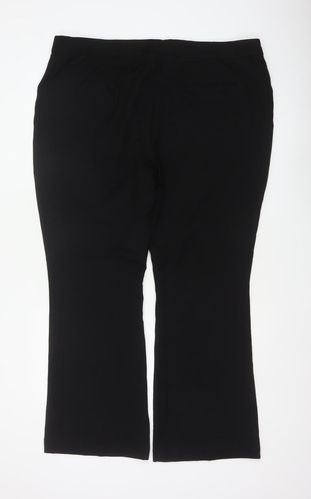 Papaya Women’s Black Size 20 Smart Flared Stretch Work Trousers
