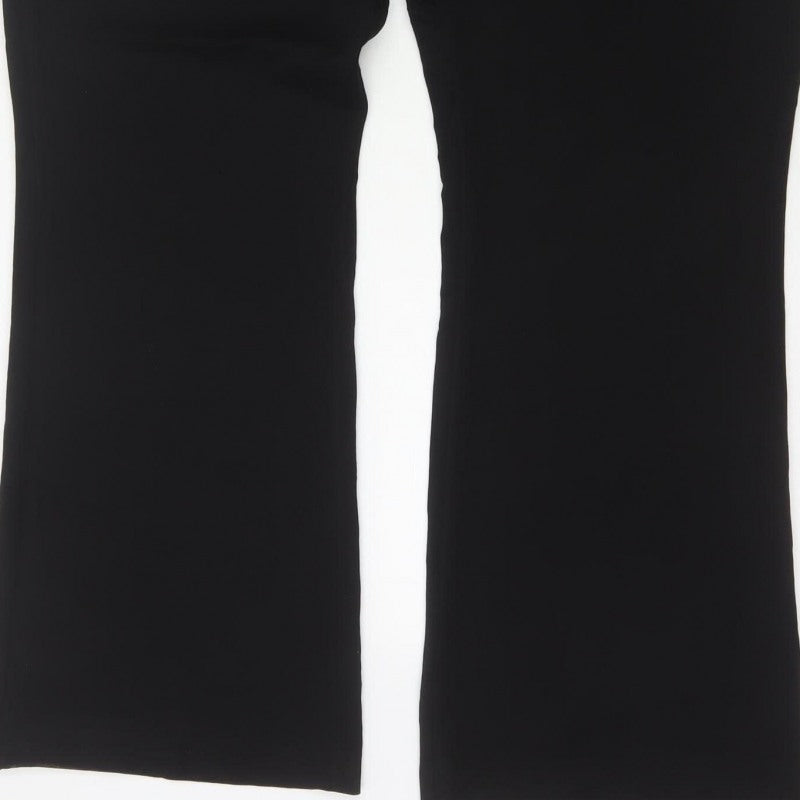 Papaya Women’s Black Size 20 Smart Flared Stretch Work Trousers