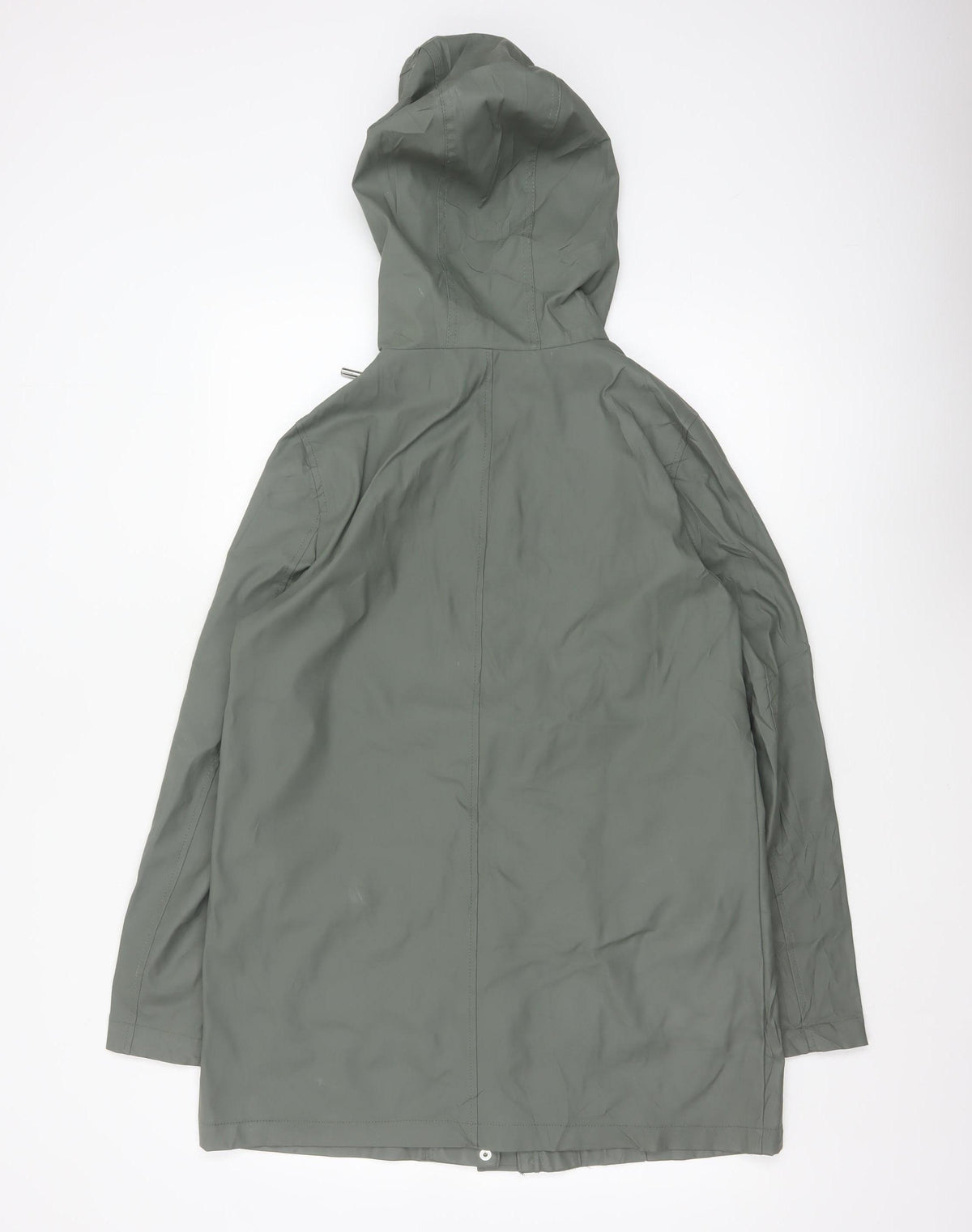 Dorothy Perkins Women’s Green UK 12 Hooded Waterproof Rain Coat