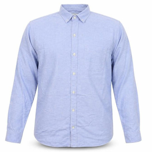 GAP Men’s Blue L Standard Fit Stretch Button-Down Oxford Shirt