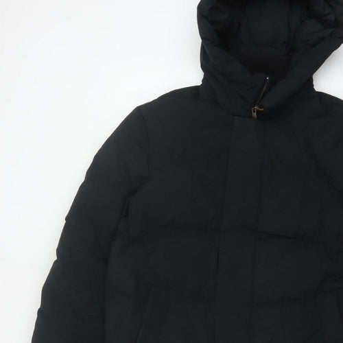 Marks & Spencer Women's Black UK 20 Hooded Puffer Jacket